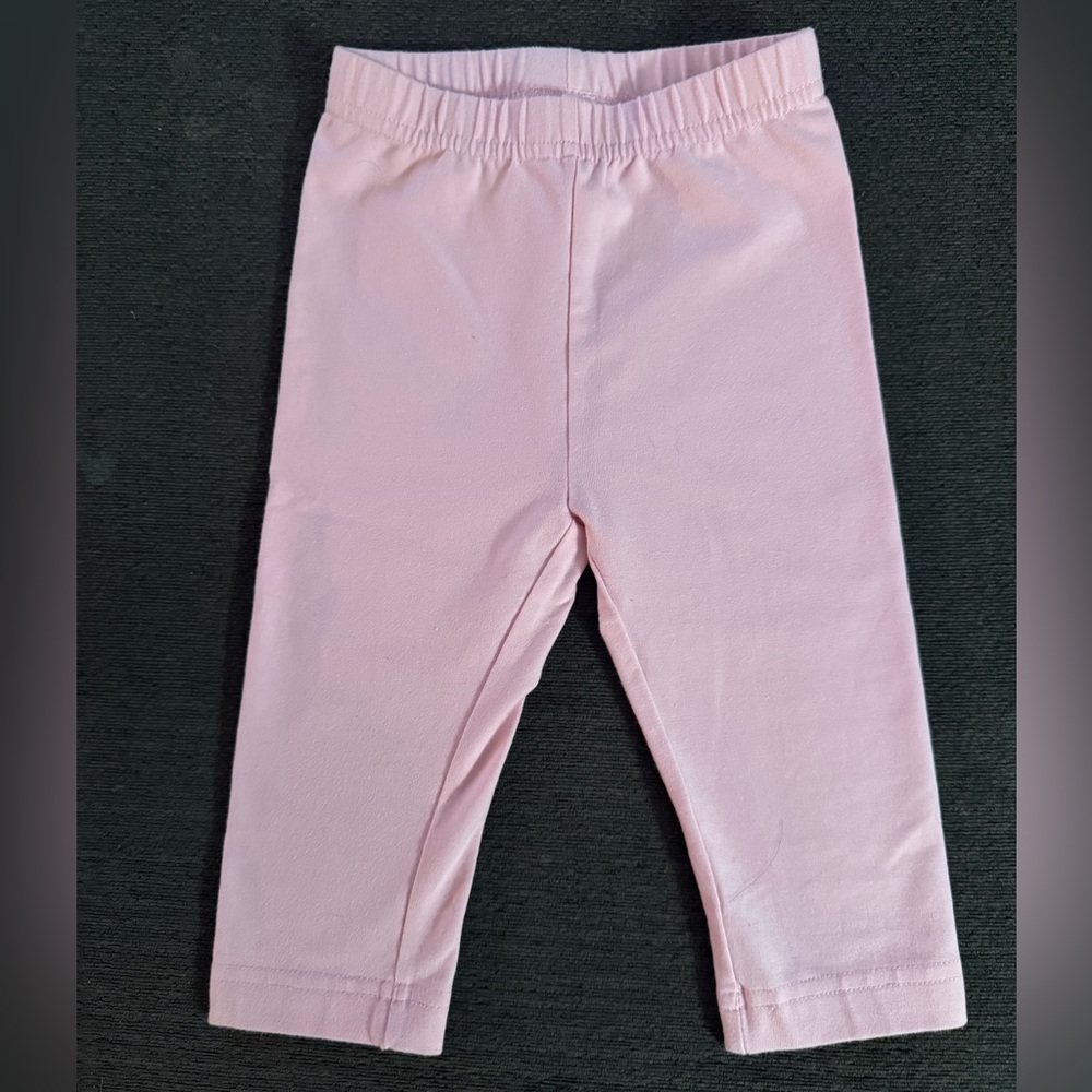 Hanna Andersson Light Pink Kids Cropped Leggings
